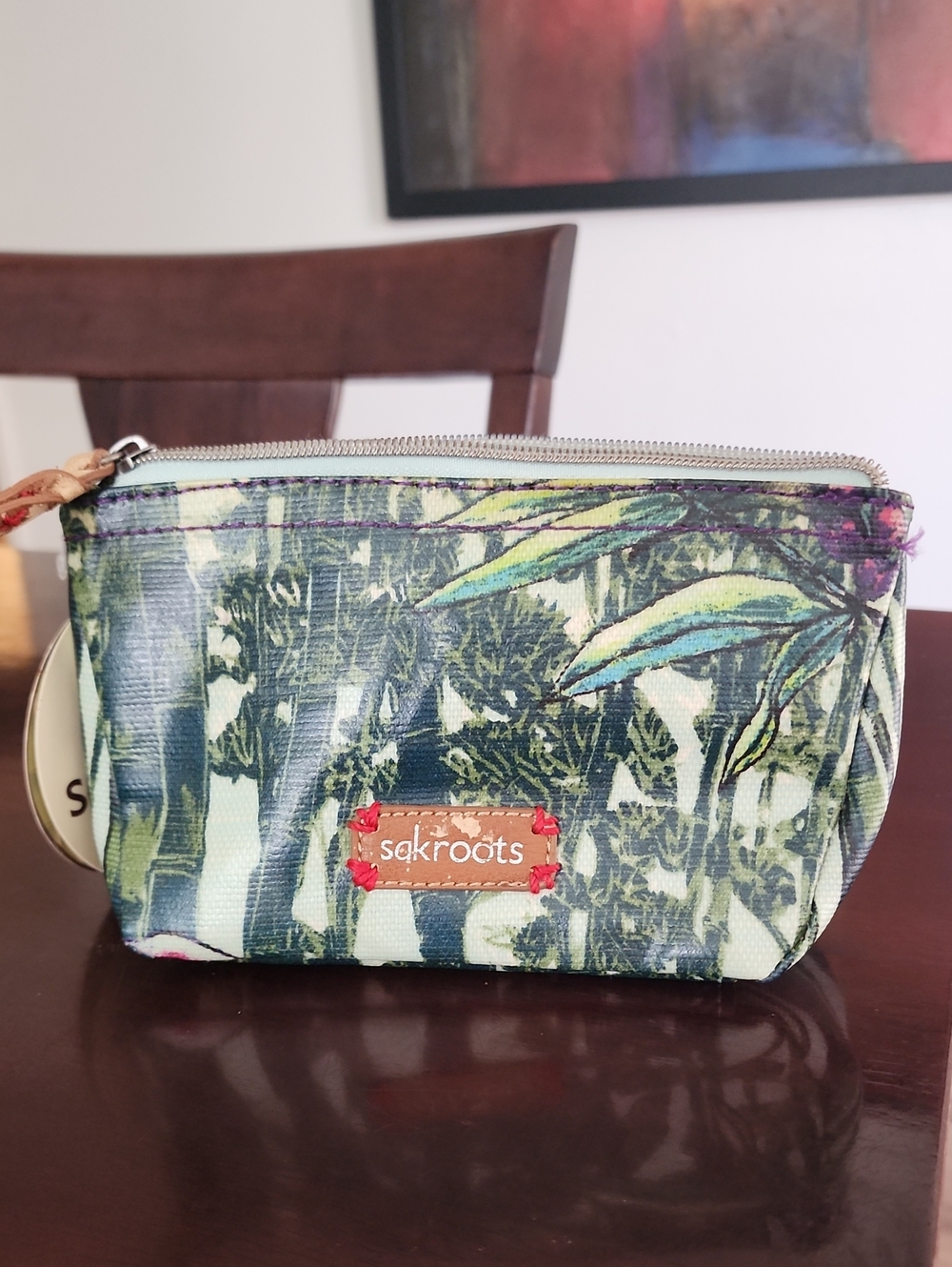 Sakroots Multicolor Floral Chameleon Cosmetic Pouch - Picture 2 of 5